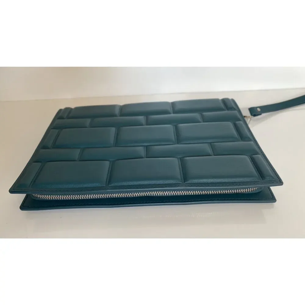 Bottega Veneta Butter Calf Leather Document Case Green 592855 NWT $1900